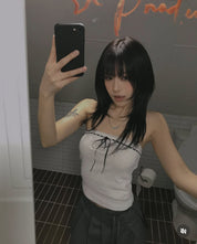 【暗花Lace Tube Top】Opal Lace Tube Top