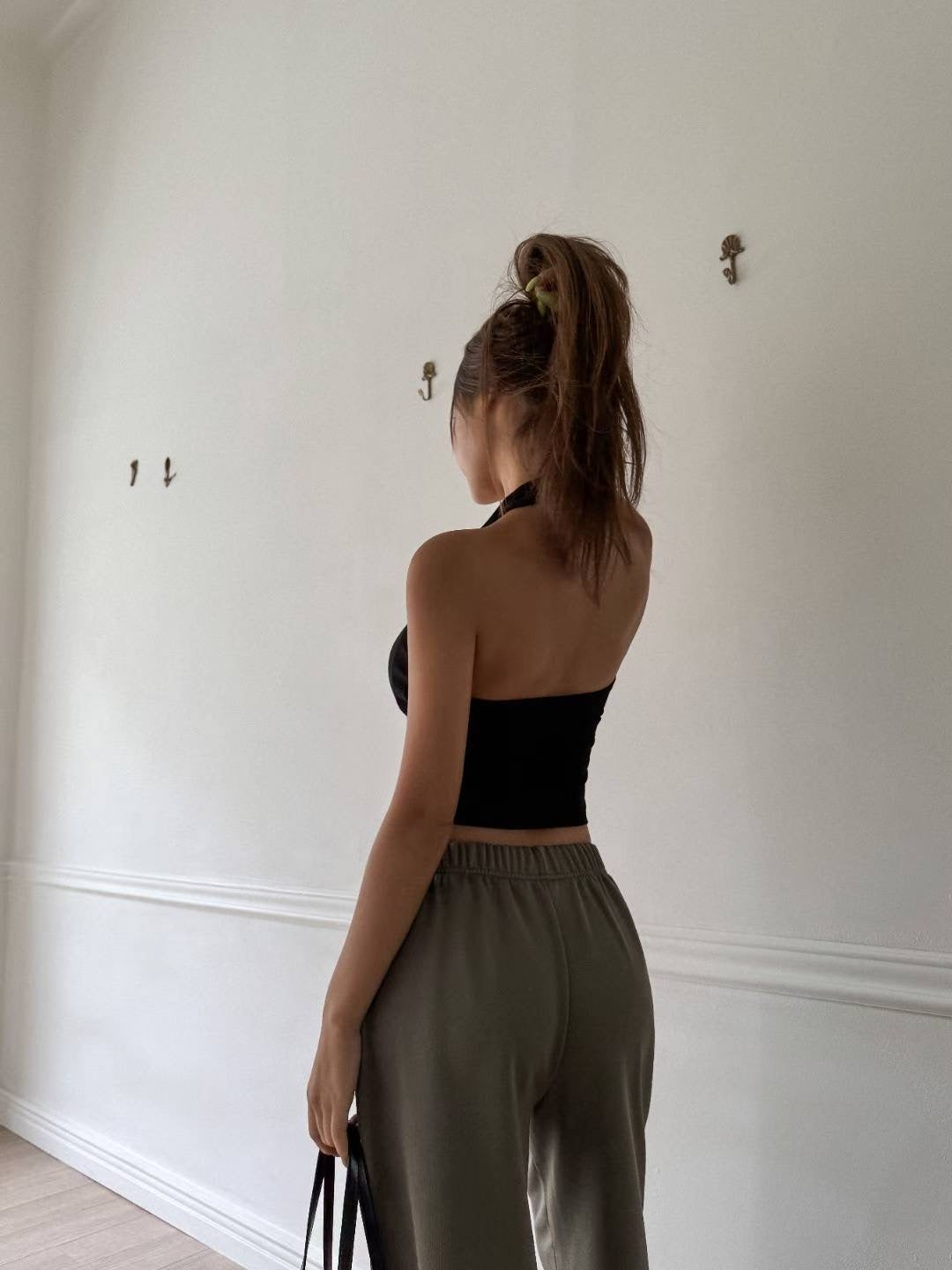 【✔️PAD｜$99超抵價！】Basic Solid Halter Padded Top
