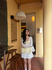 Lemon Chiffon Frill Cami