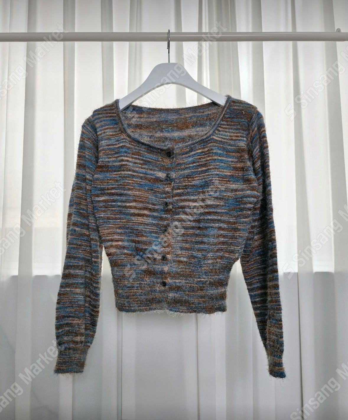 【海馬毛毛V領冷衫】Fluffy V Neck Cardigan