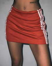 3-Stripes Low Waist Mini Skirt