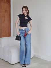 Cheongsam Crop Top