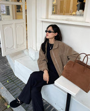 【美拉徳麂皮外套】Millard Solid Crop Jacket