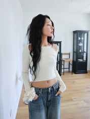 【鏤空針織衫｜3色入】Alma Hallow Solid Cardigan