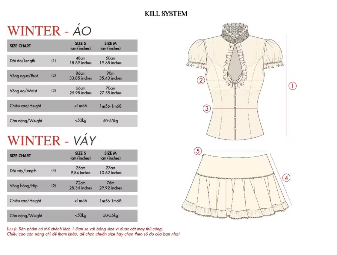Neo-asian Puff sleeve set