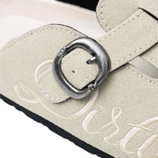 Boston Mules DirtyCoins Script Sandals