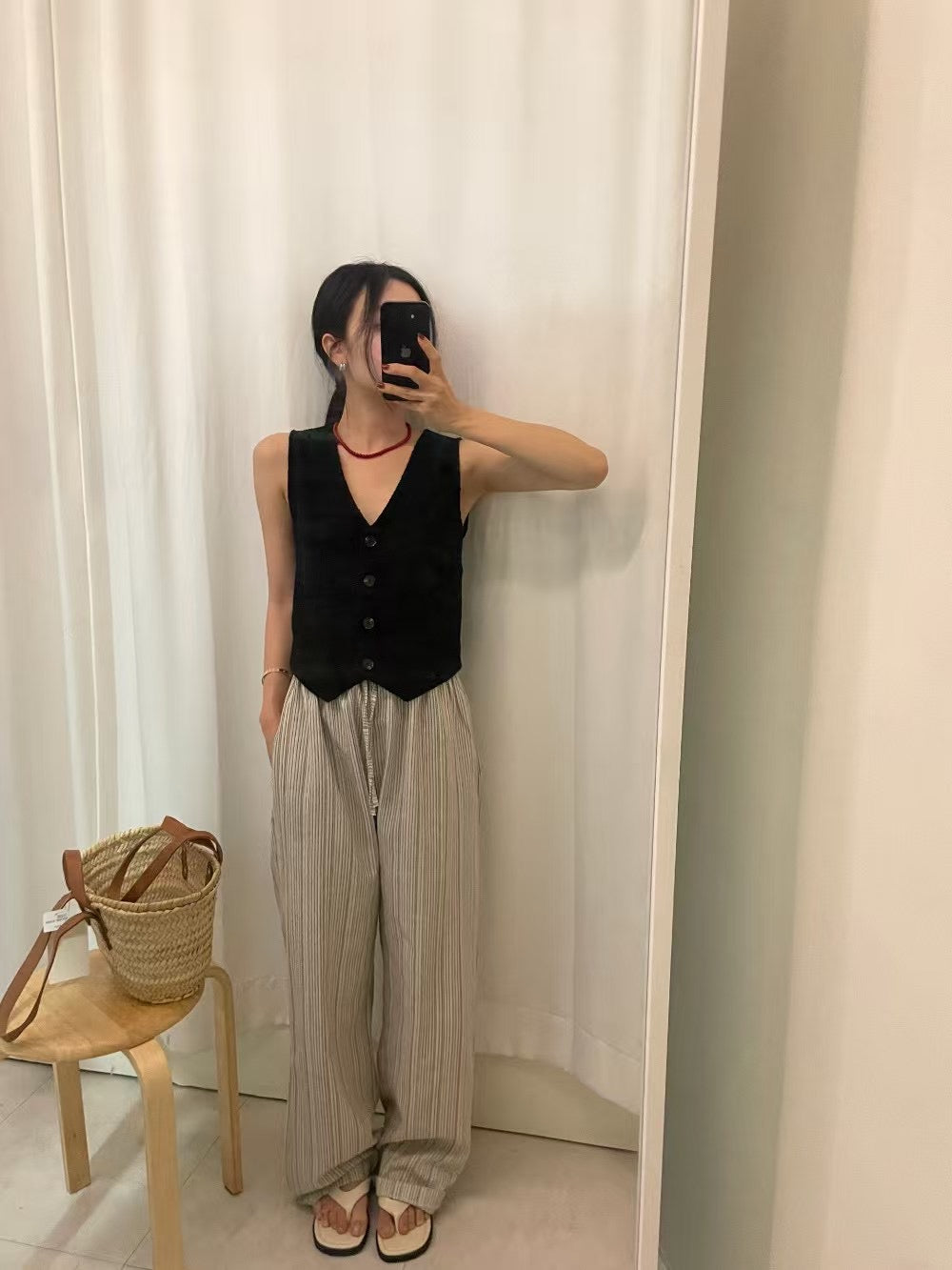 【Old Money知性感背心】Old Money Button Front Vest