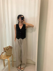 【Old Money知性感背心】Old Money Button Front Vest