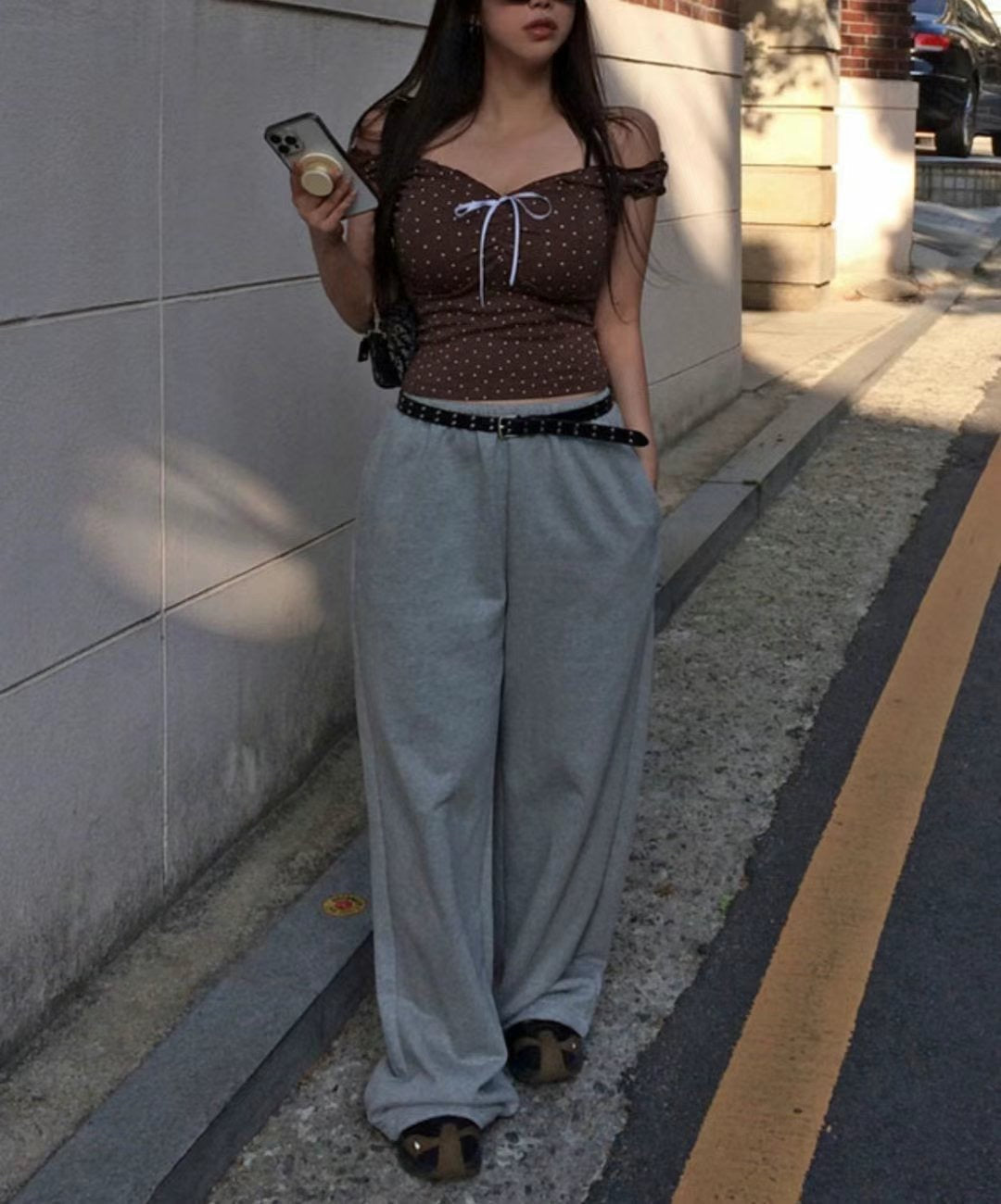 【星星露膊Top✨】Lil Ribbon Starry Off Shoulder Top