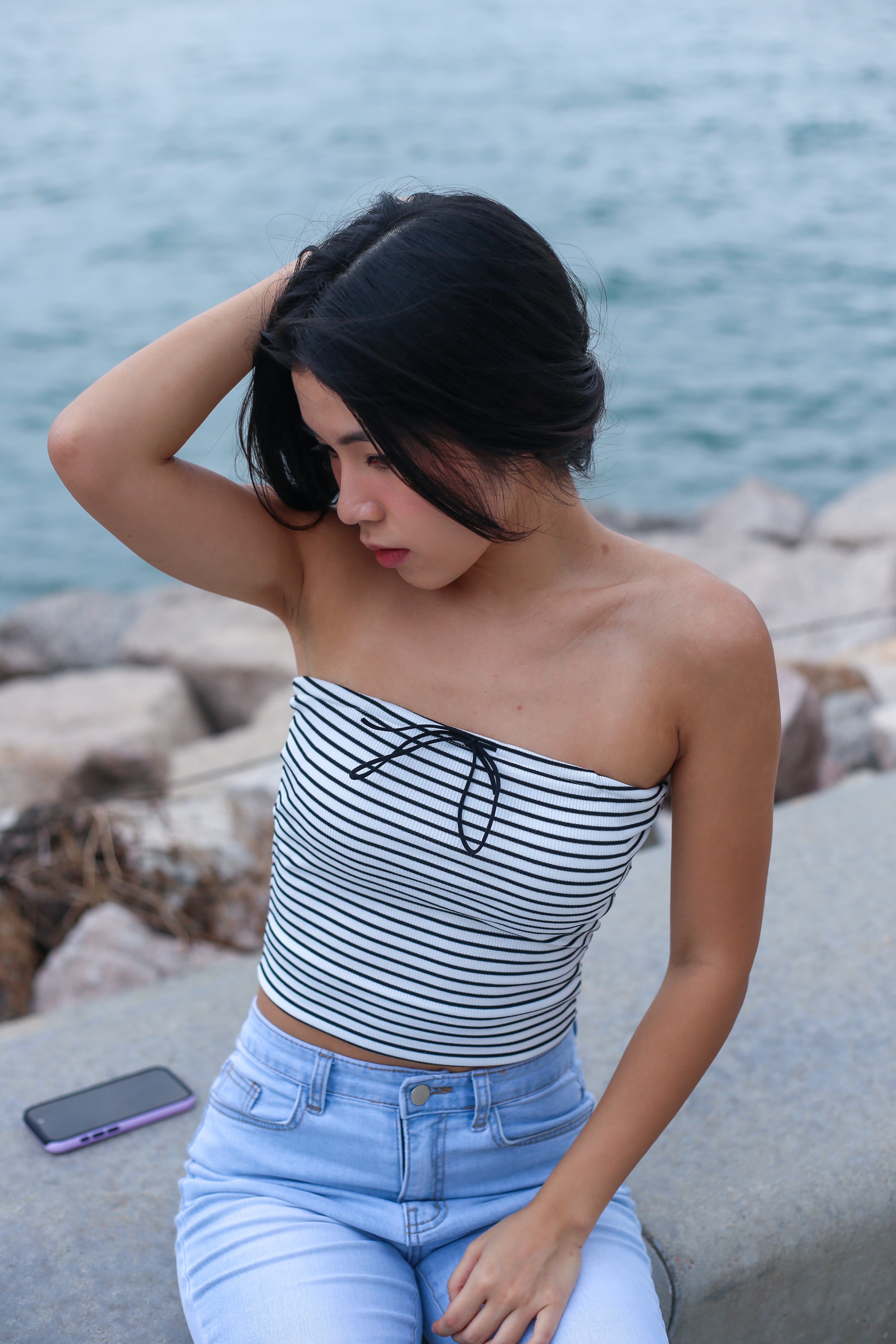【✔️PAD｜高CP值之選】Striped Padded Tube Top