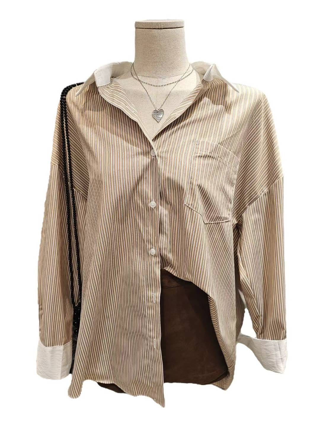 【初秋必備直紋恤衫💙】Basic Striped Shirt