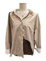 【初秋必備直紋恤衫💙】Basic Striped Shirt