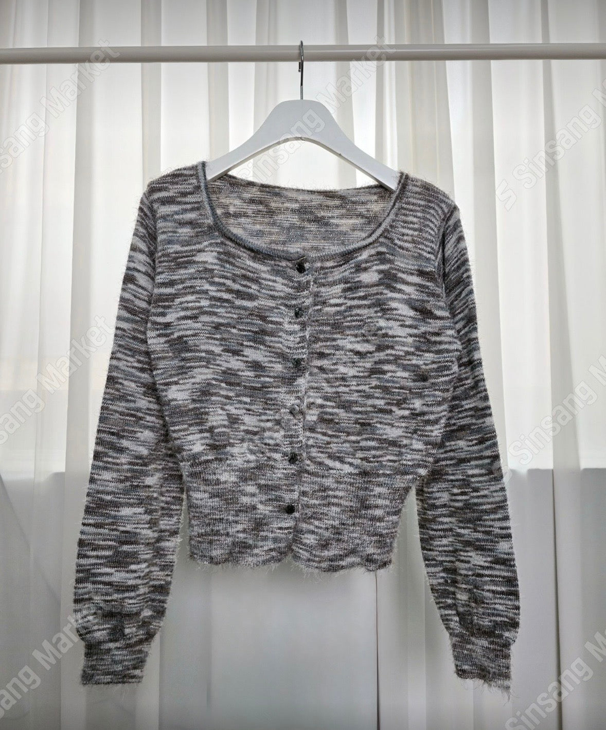 【海馬毛毛V領冷衫】Fluffy V Neck Cardigan