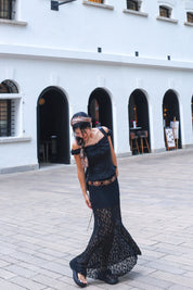 【法式復古!!氣質Lace魚尾裙】Lace Mermaid Maxi Dress