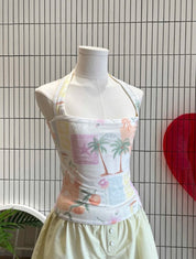 【🇻🇳越南連線】Frenchy Doubled Side Halter Crop Top