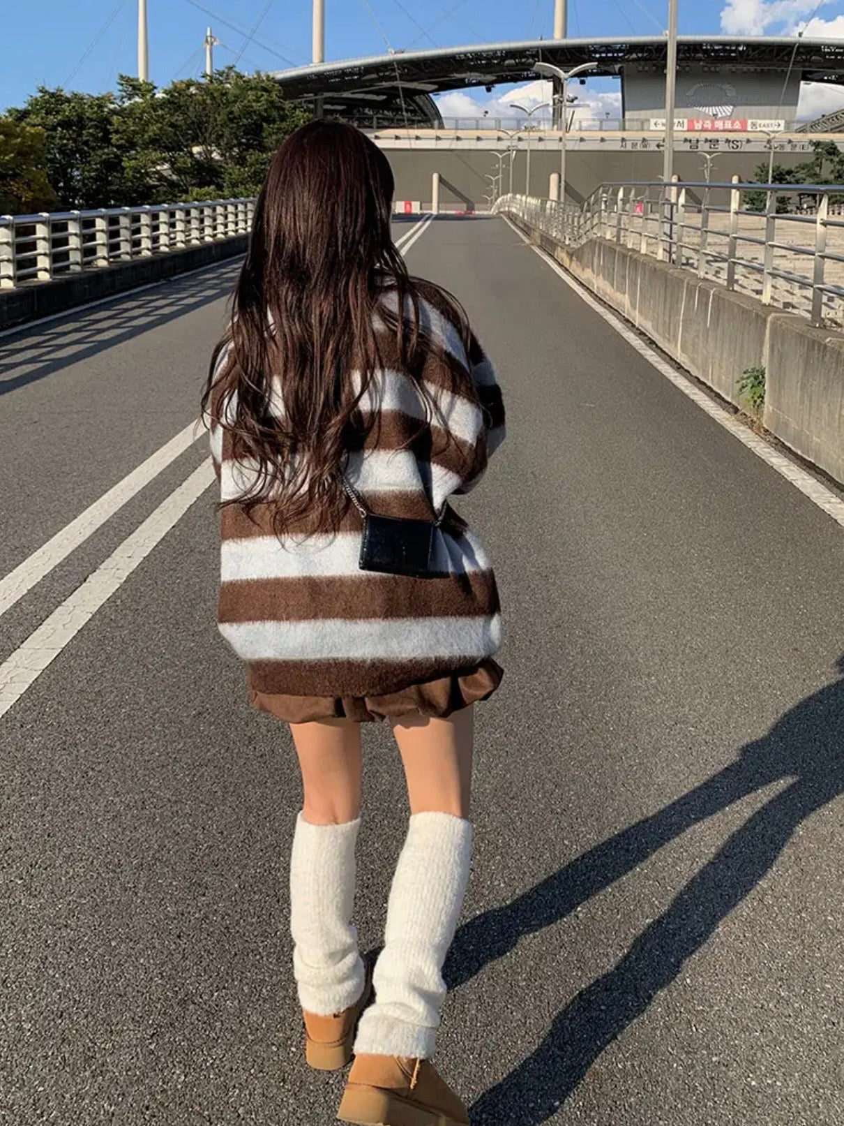 【人氣大熱產品🔥】Striped Polo Oversized Cardigan