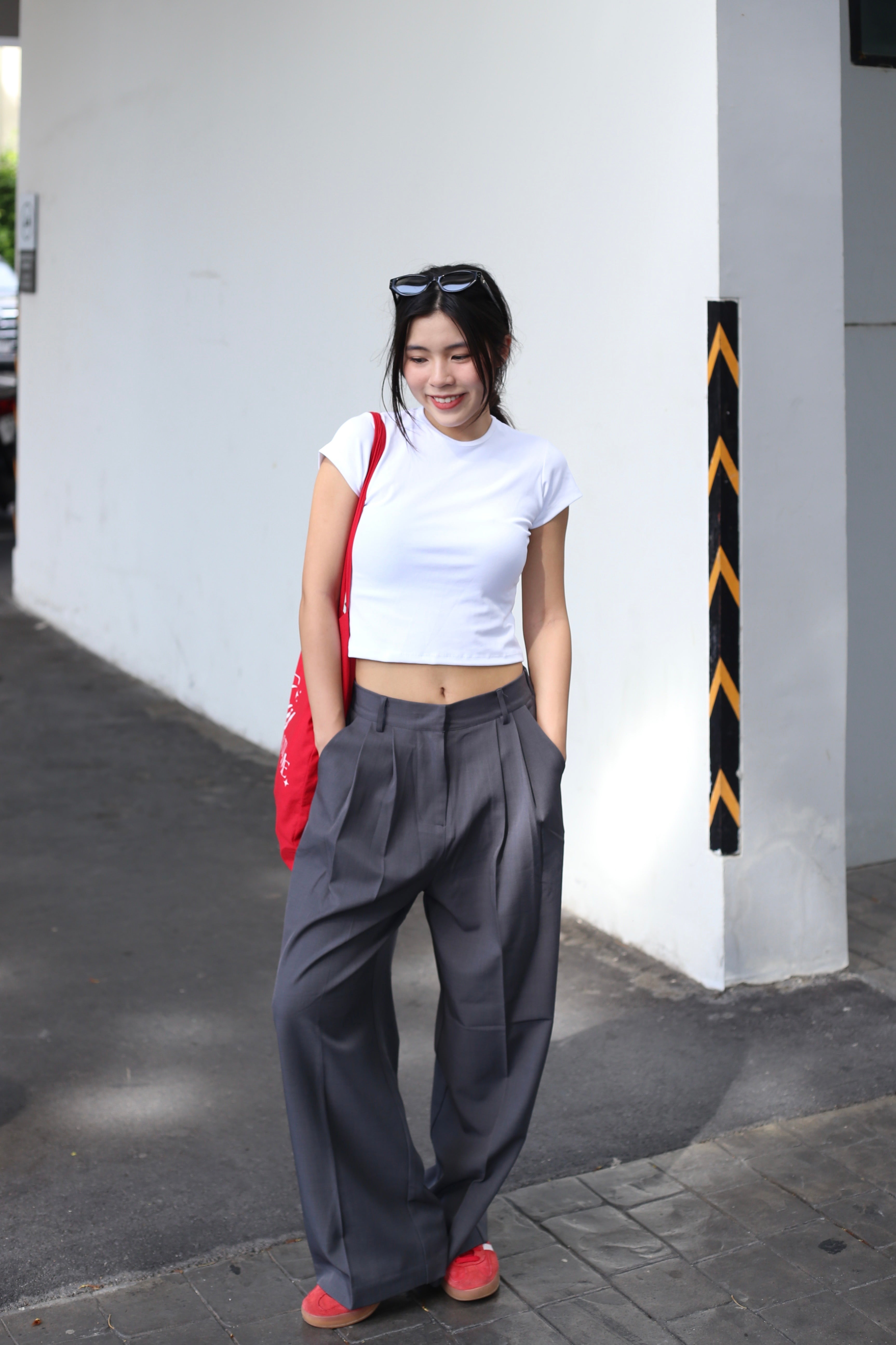 【歐美休閑感西褲🩶】Everyday Grey Suit Pants