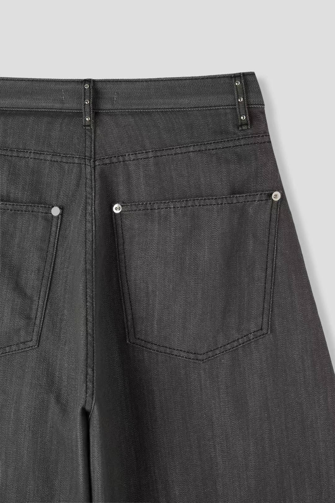 【大熱彎刀褲❤️‍🔥】Non Fade Layered Rivet Barrel Jeans