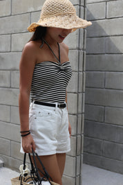 【一衣两穿~平價解鎖高級感】Striped 2 Way Tube Top