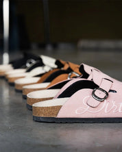 Boston Mules DirtyCoins Script Sandals