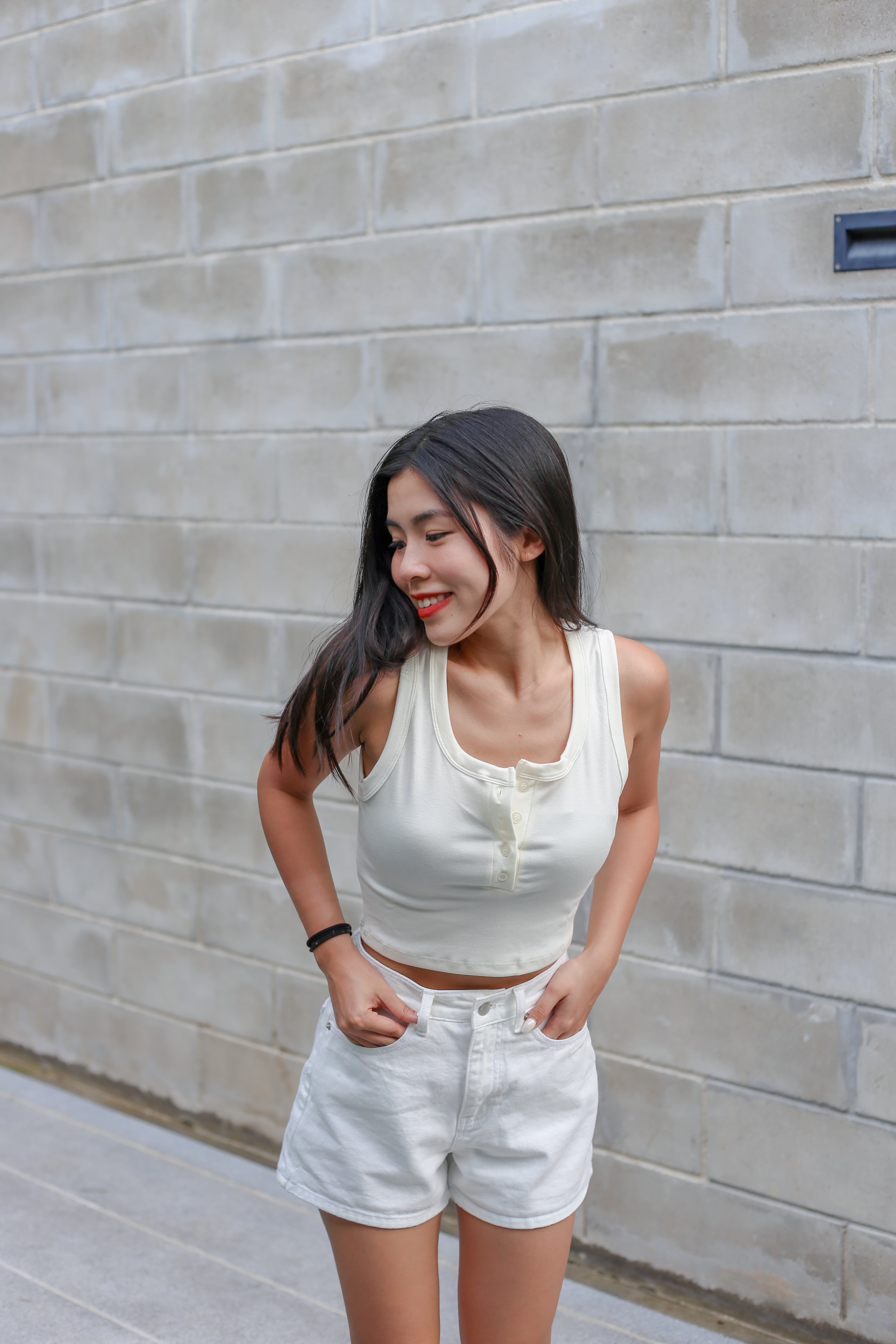 【經典百搭小白褲】Everyday White Denim Shorts