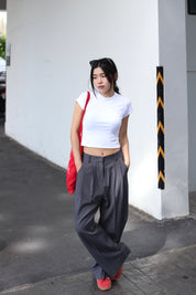 【歐美休閑感西褲🩶】Everyday Grey Suit Pants