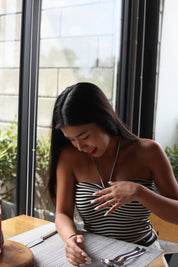 【一衣两穿~平價解鎖高級感】Striped 2 Way Tube Top