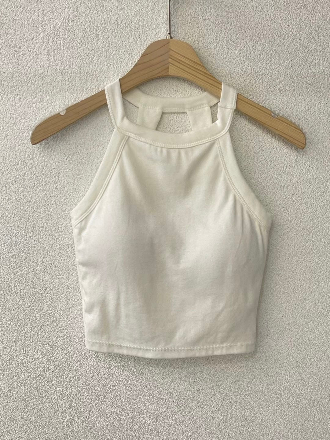 【✔️PAD｜特別露背設計】Tania Solid Backless Padded  top