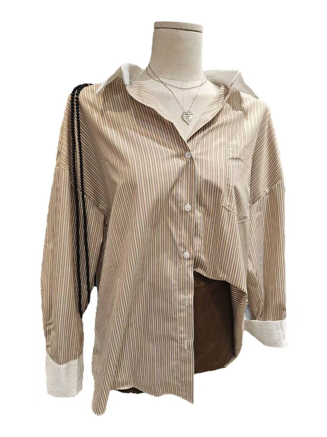【初秋必備直紋恤衫💙】Basic Striped Shirt