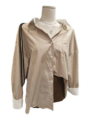 【初秋必備直紋恤衫💙】Basic Striped Shirt