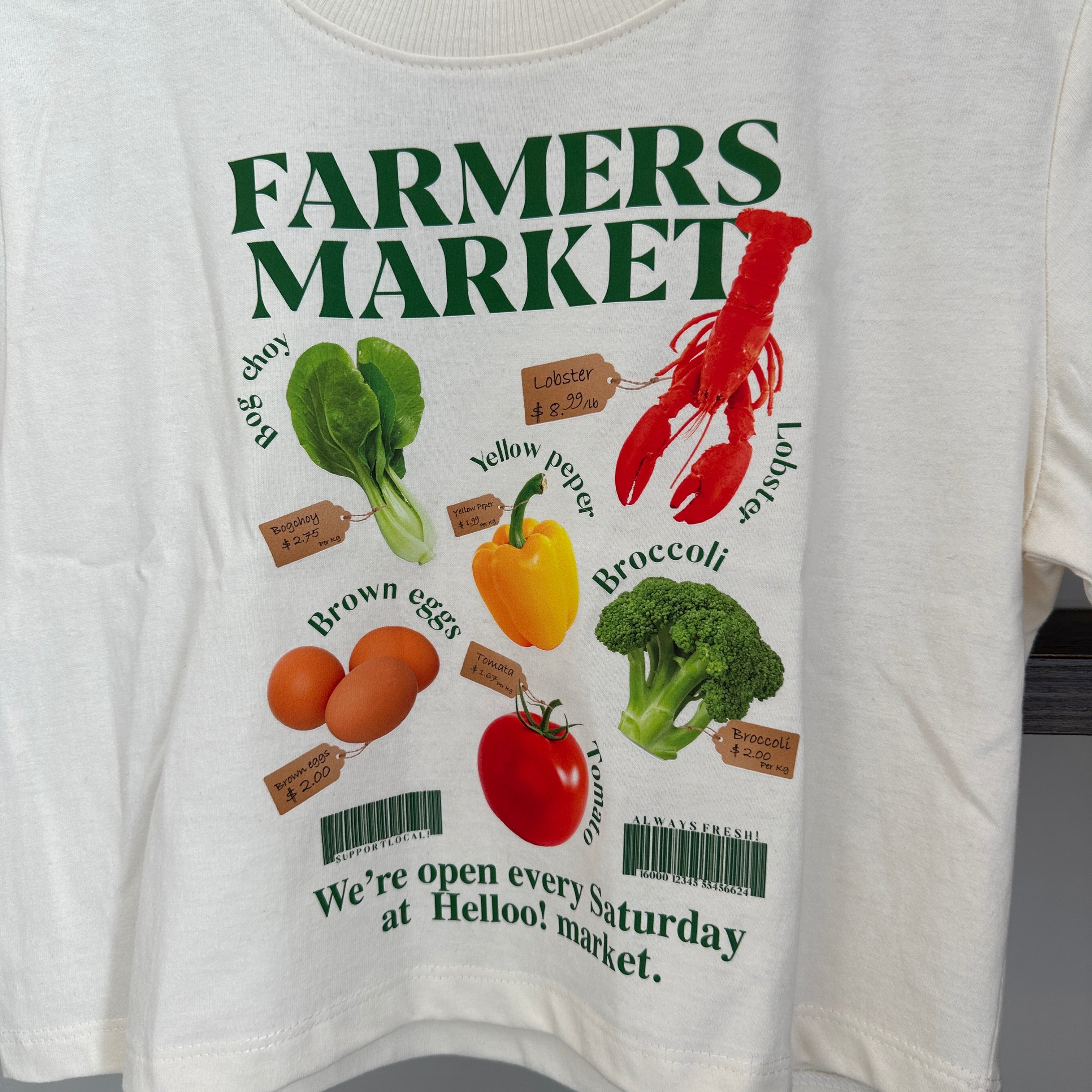 #T085 - Farmers Market Crop Tee