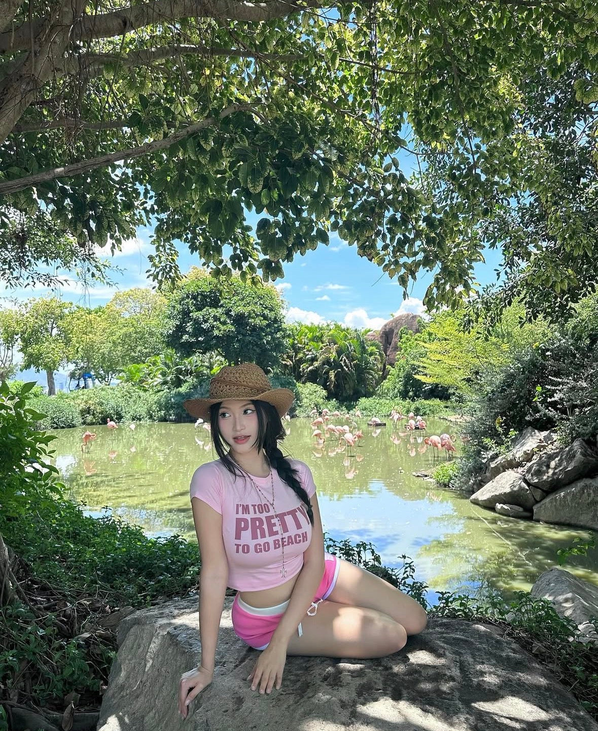 【🇻🇳越南連線】I AM TOO PRETTY Crop Top