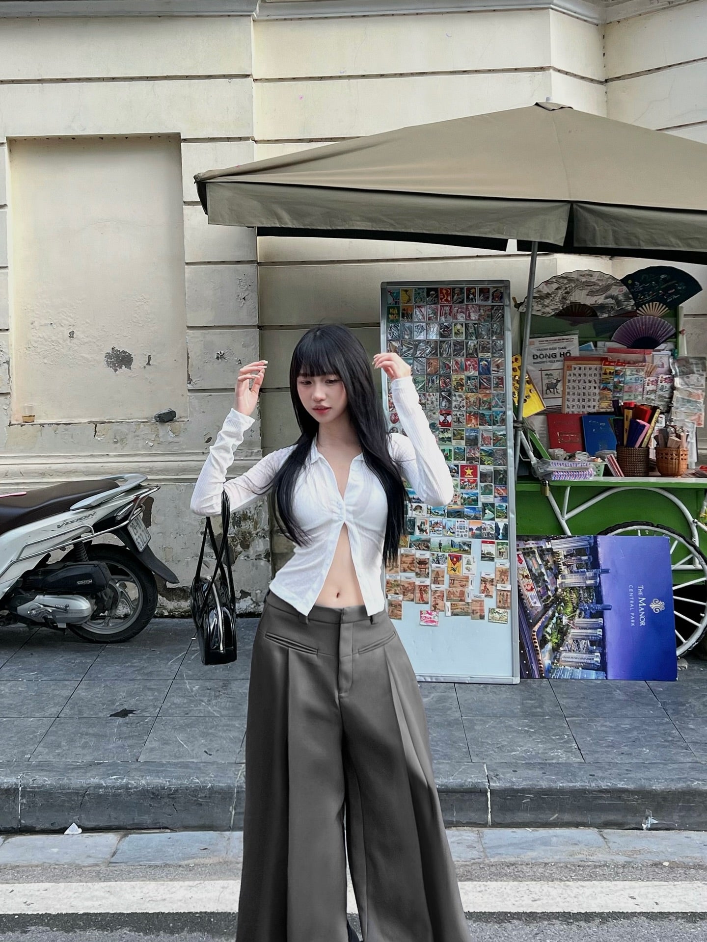 EMERALD wide leg pants