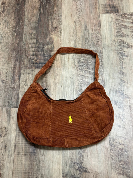 #T155 - Remade Yellowish Brown Polo Shoulder bag