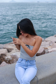【✔️PAD｜高CP值之選】Striped Padded Tube Top