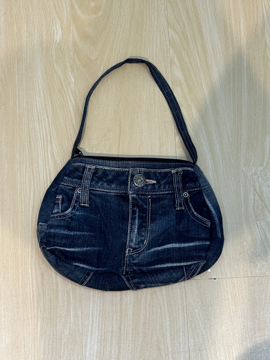 #T199 - Remade Denim Shoulder bag