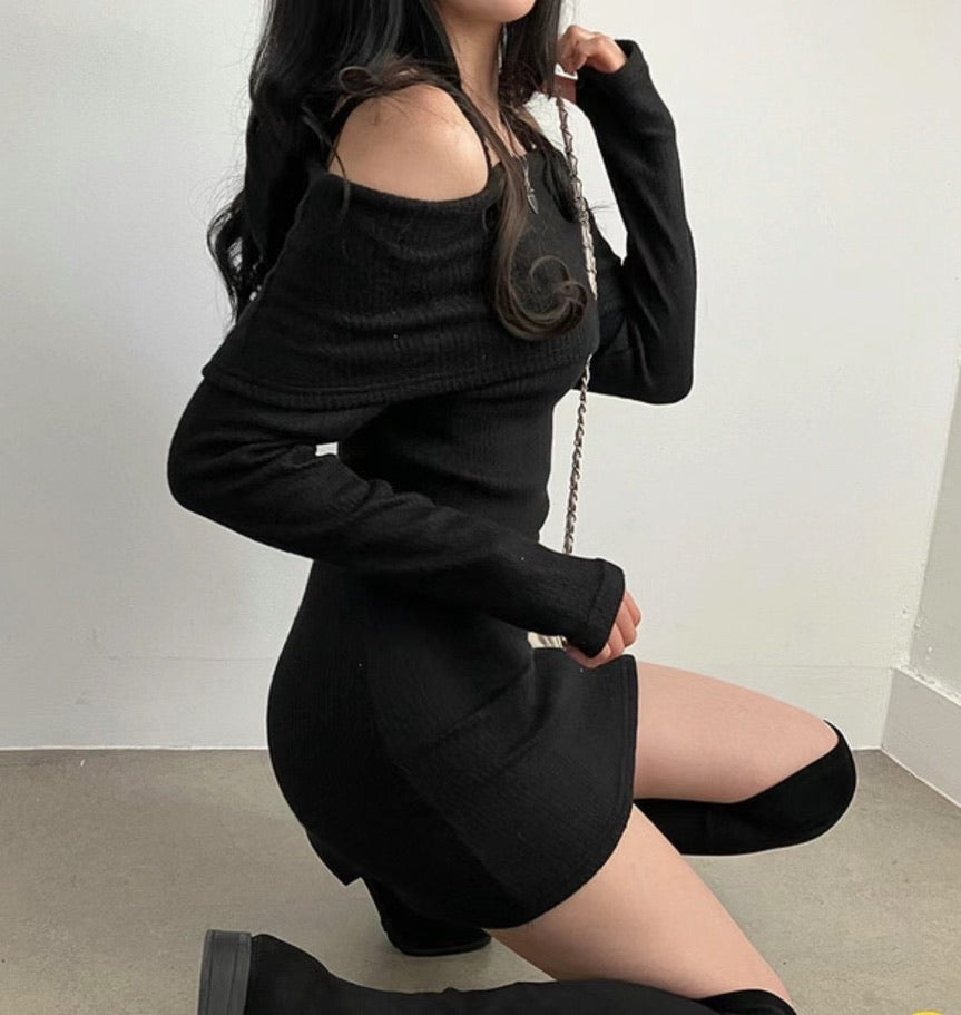 Remi Off Shoulder Long Sleeve Dress