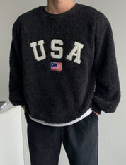 【🇰🇷韓國連線｜情侶裝ok!!】USA Fluffy Hoodies