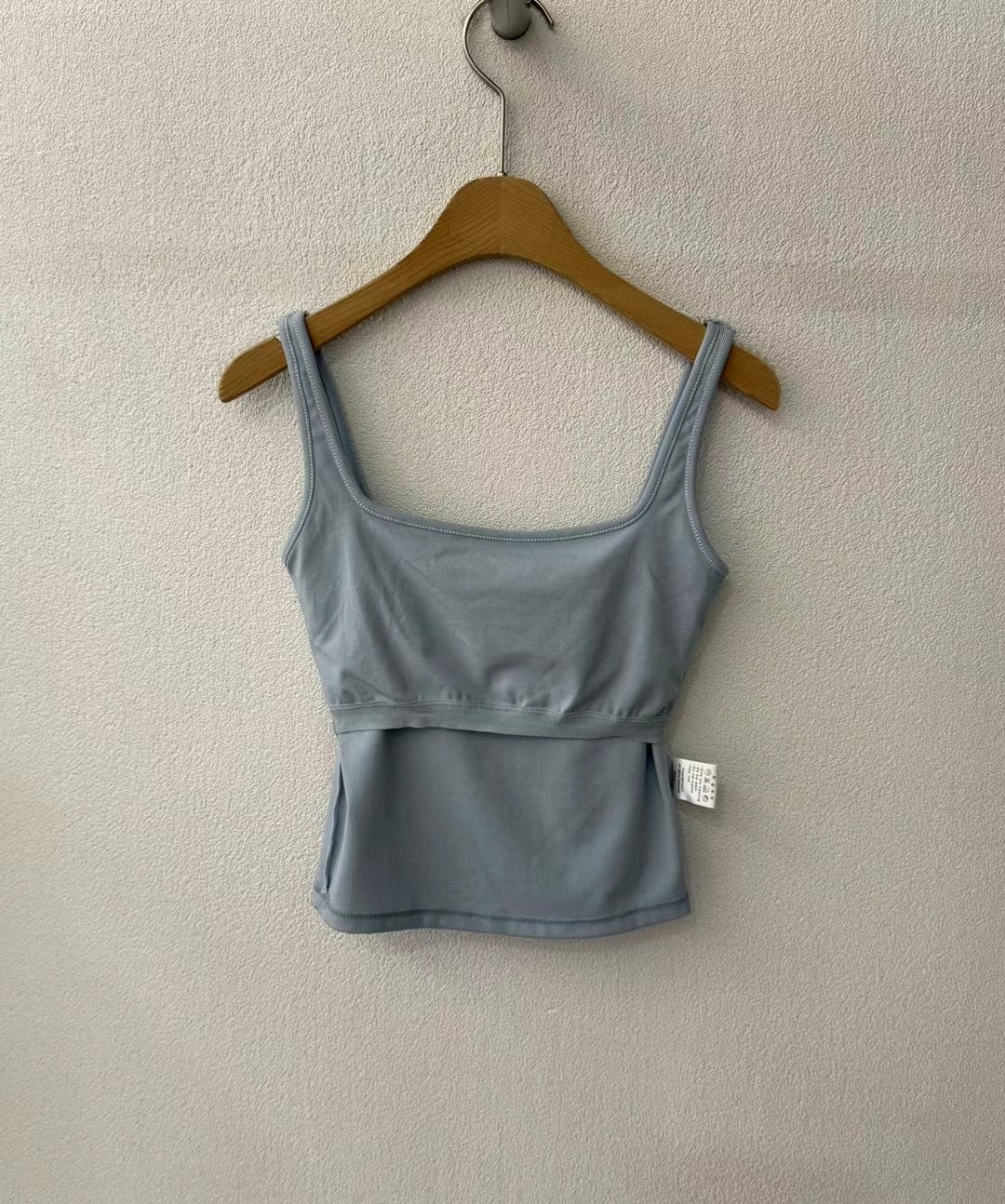 【✔️PAD｜打底必備】Basic Solid U Neck Padded Bra Top