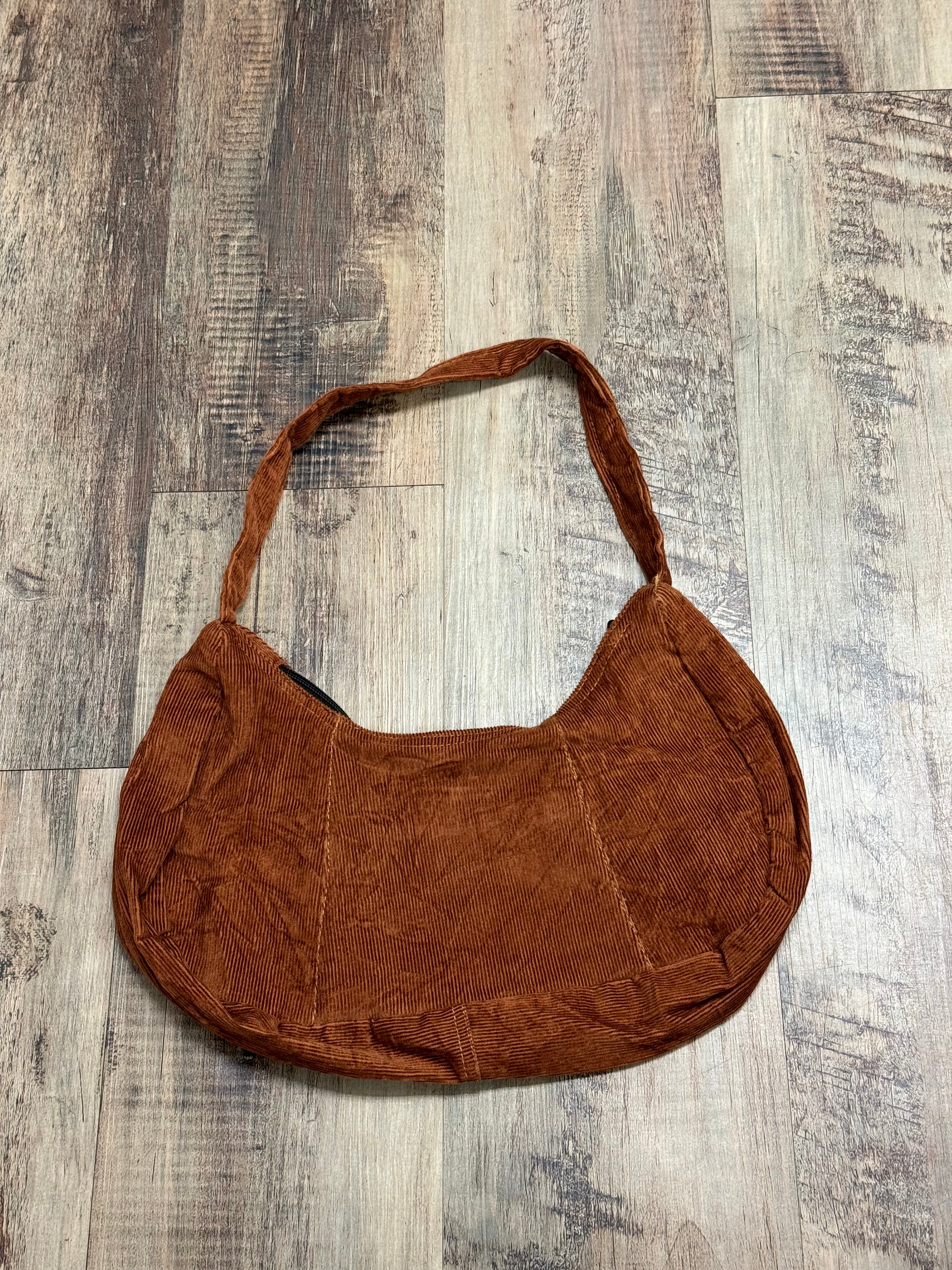 #T155 - Remade Yellowish Brown Polo Shoulder bag