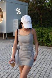 【Cleanfit必入連身短裙！】Estella Basic Solid Cami Mini Dress