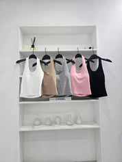 【✔️PAD｜$99超抵價！】Basic Solid Halter Padded Top