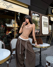 CABY lace wide leg pants