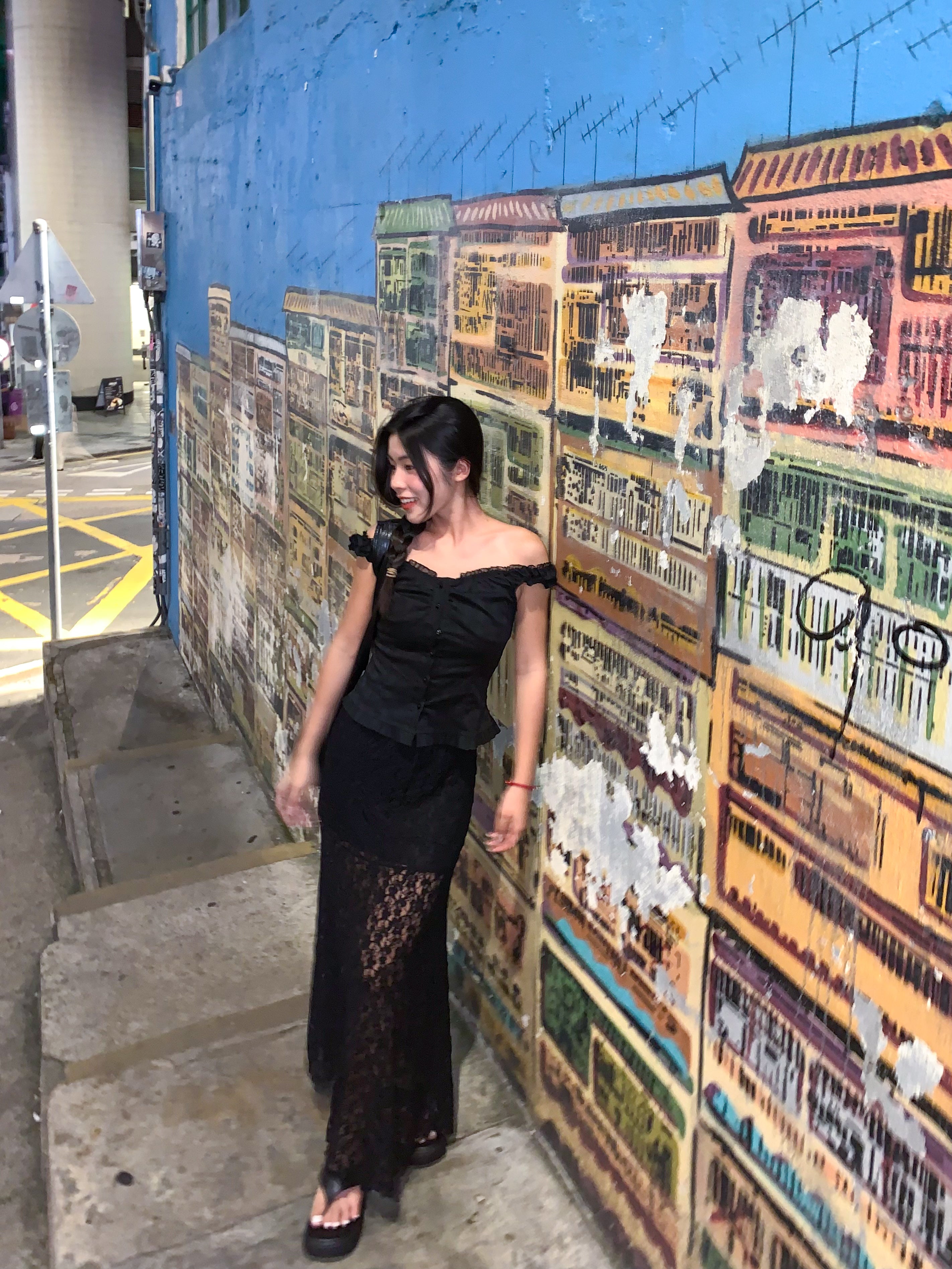 【法式復古!!氣質Lace魚尾裙】Lace Mermaid Maxi Dress