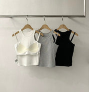 【✔️PAD｜雙肩帶設計】Double Strap Padded Tank Top