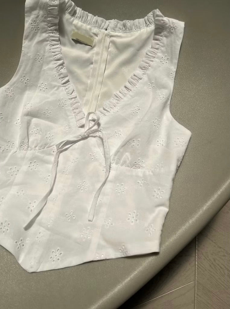 【🇻🇳越南連線】Emily V Neck Crop Top