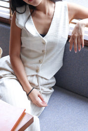 【Old Money知性感背心】Old Money Button Front Vest