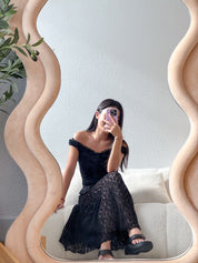 【法式復古!!氣質Lace魚尾裙】Lace Mermaid Maxi Dress
