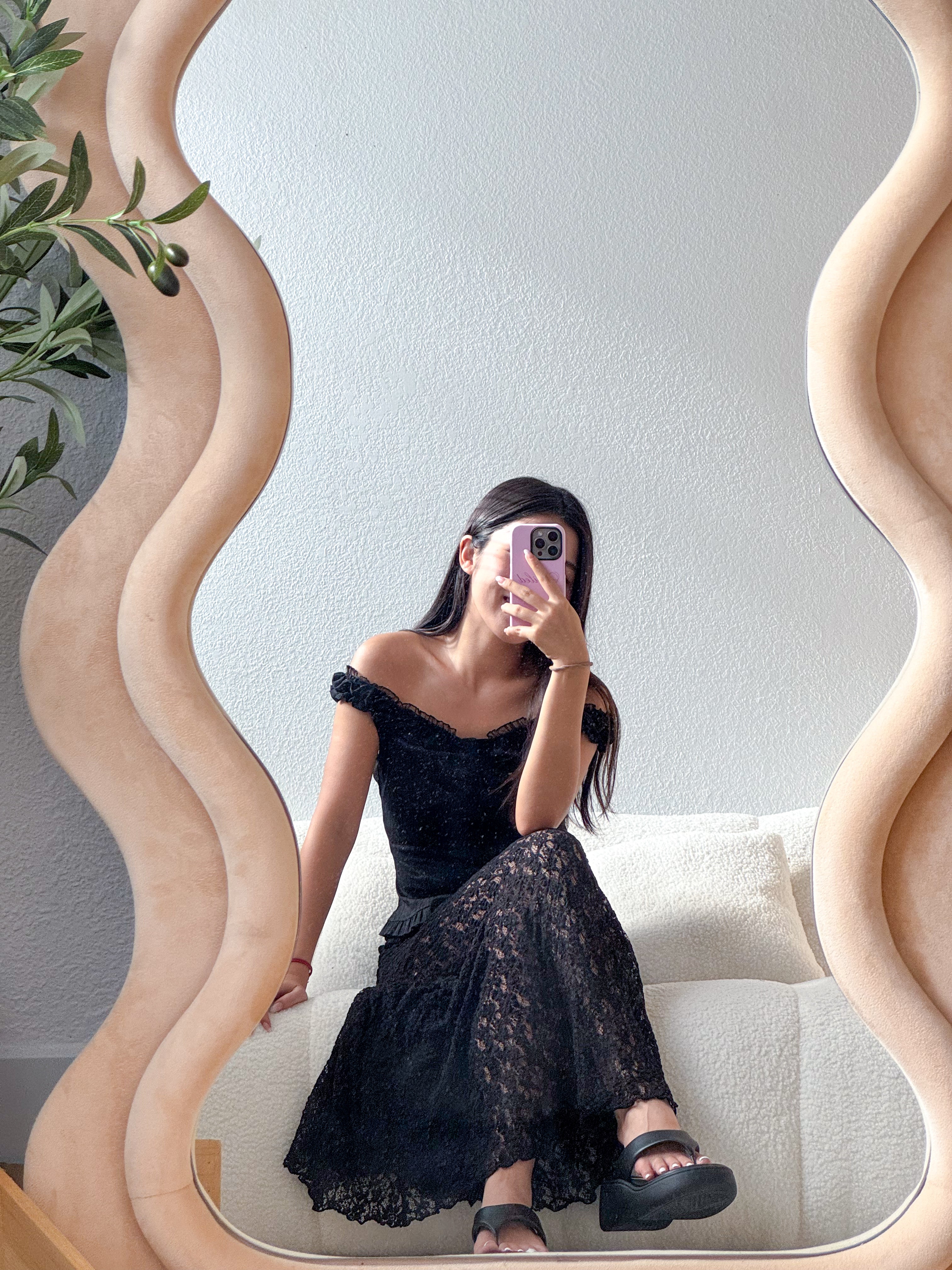 【法式復古!!氣質Lace魚尾裙】Lace Mermaid Maxi Dress