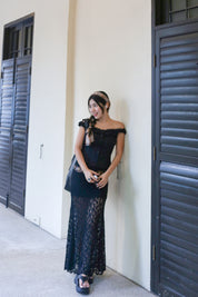 【法式復古!!氣質Lace魚尾裙】Lace Mermaid Maxi Dress